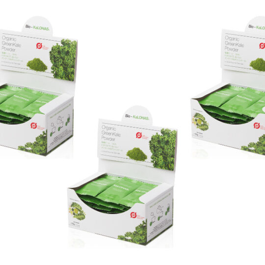 Tre kasser KaLOHAS grønkålspulver